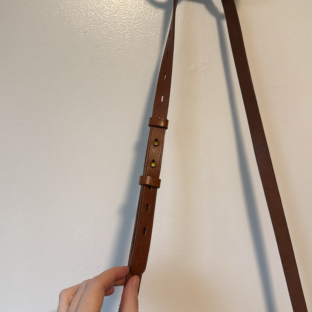 Madewell Transport Brown Leather Tote - Picture 9 of 11